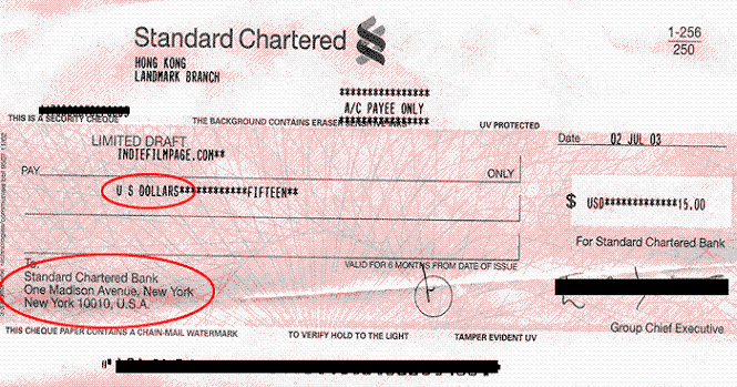 What is a banker's cheque?